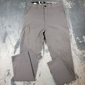Denali Mens Technical Stretch Pants Charcoal Sky Gray D747473 32x32 NWT